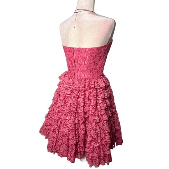 Vintage Betsey Johnson Lace Bow Dress - Picture 3 of 3